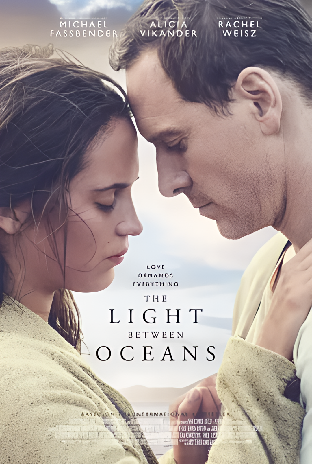 大洋之间的灯光